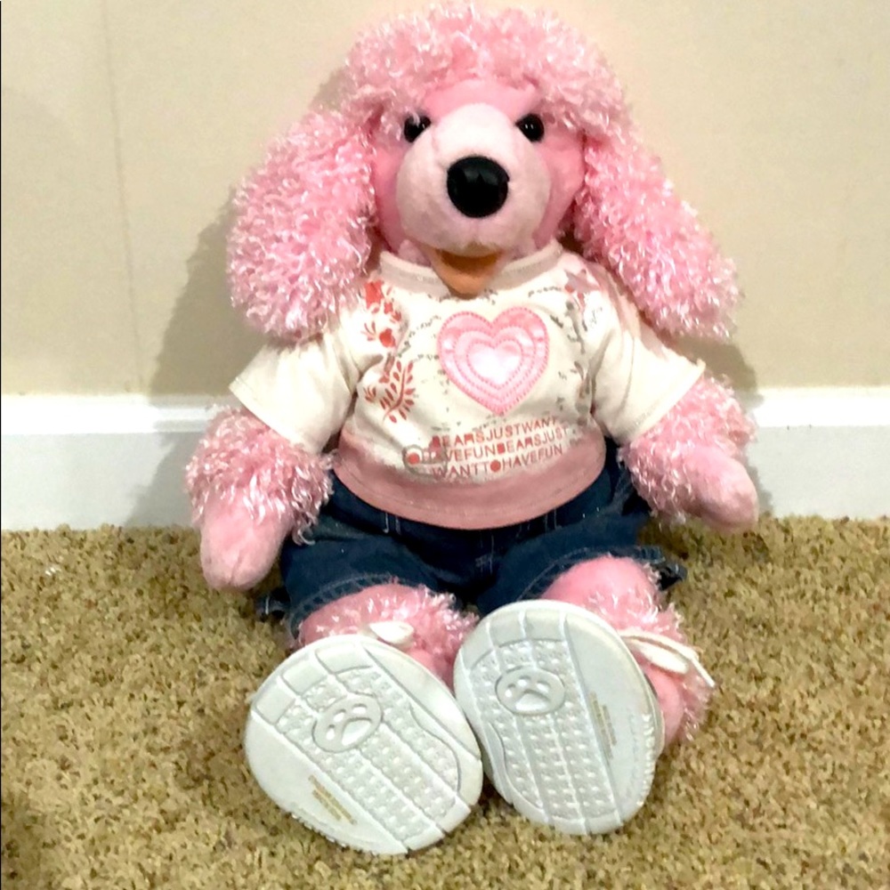 Build A Bear Pink Poodle